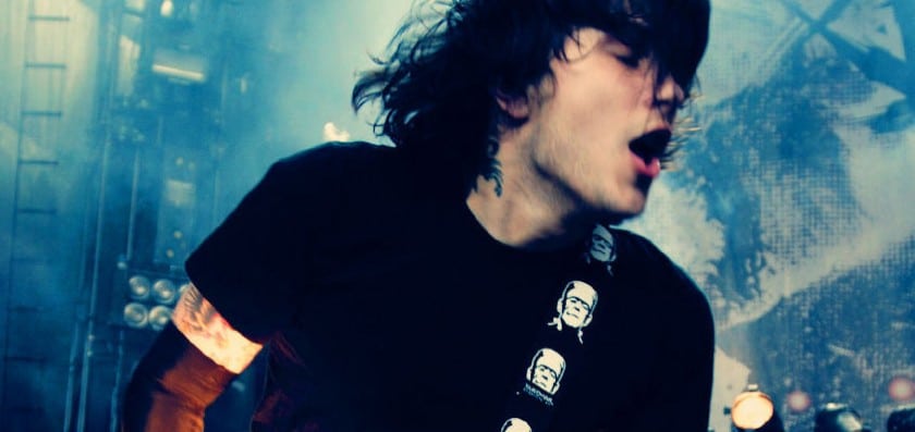 Frank Iero of My Chemical Romance / Frnkiero Andthe Cellabration