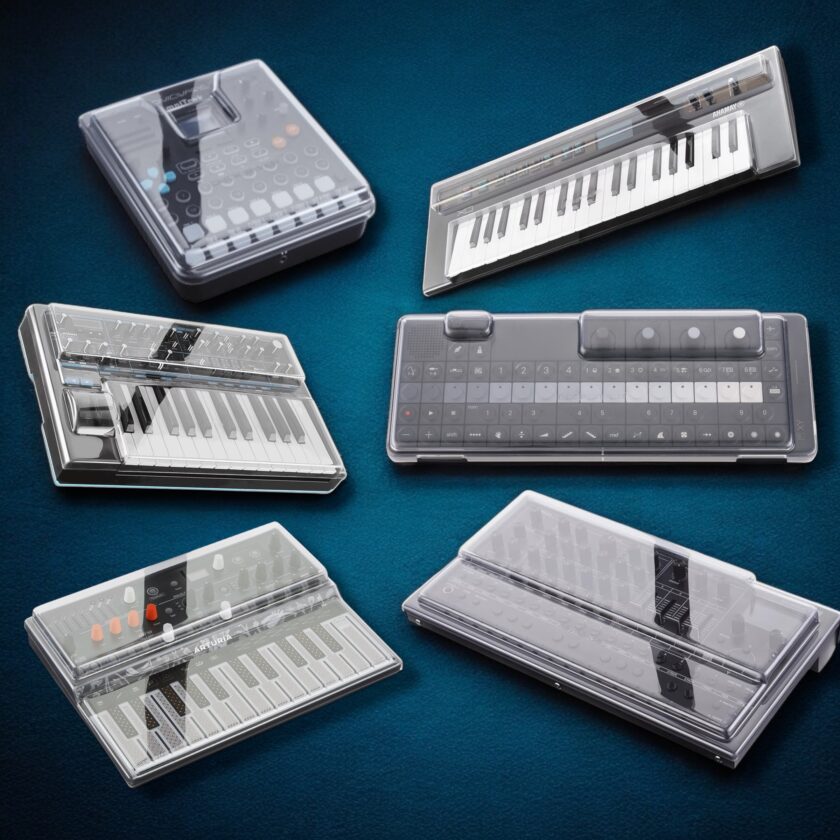 An assortment of different Decksaver covers