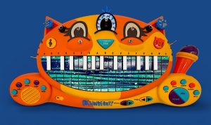 OkHouseCat's circuit bent Meowsic keyboard - The Third Eye Edition